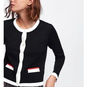 Zara Bloggers Fave Pearl Button Cardigan